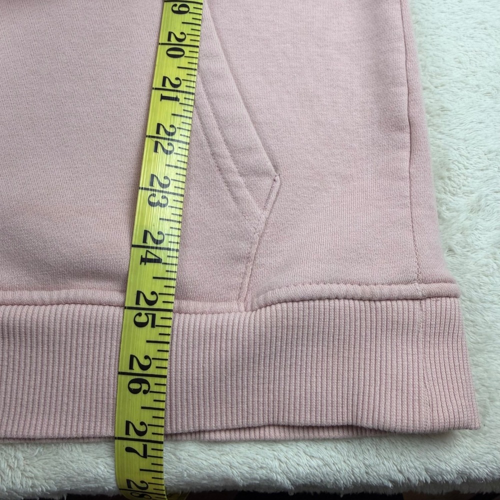 Kappa Pink Hoodie Women's Medium Logo Tape Hooded Sweatshirt Casual Streetwear - Picture 10 of 12